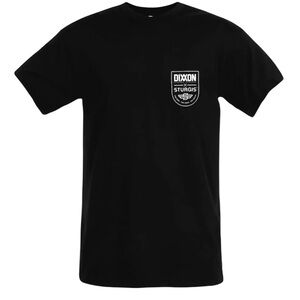 NWOT Dixxon Men's Sturgis The Ride The Roar The Rally Black Tee Shirt, Size L